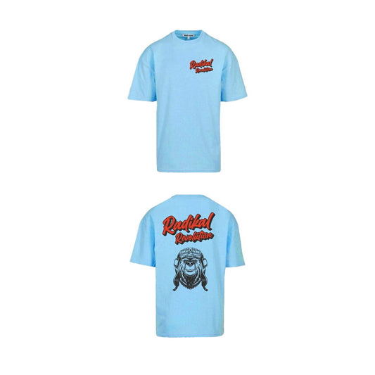 Men’s Short Sleeve T-Shirt RADIKAL Bear Sky blue M