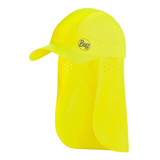 Cap with neck protector Buff Pack Cap Bimini Yellow fluoride