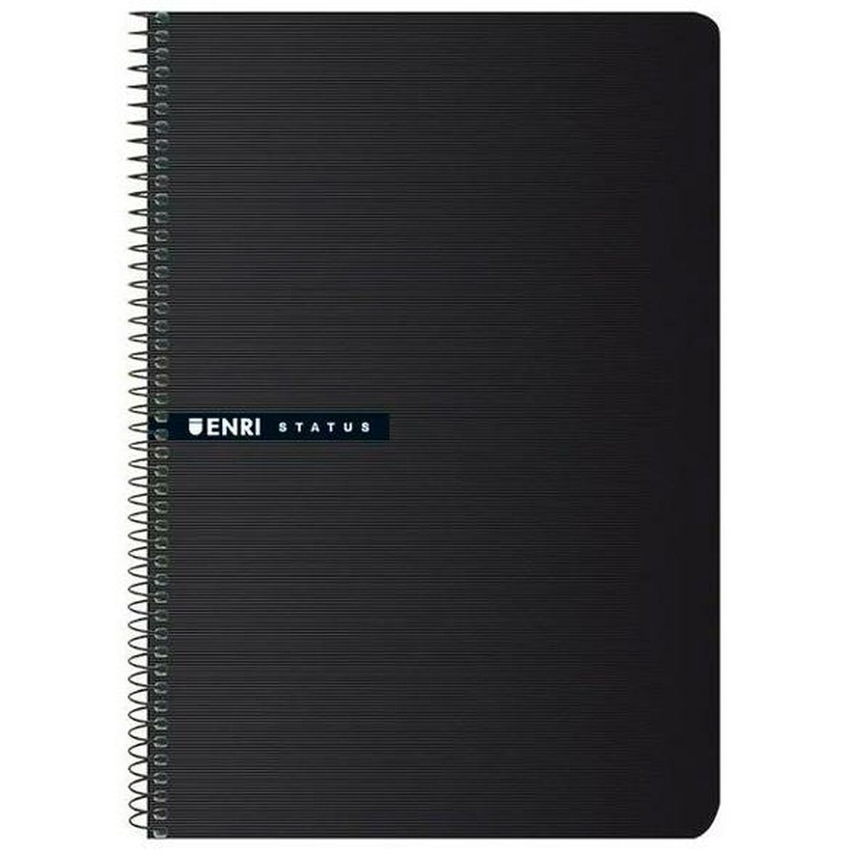Notebook ENRI Status 100 Sheets A4 Black (5 Units)