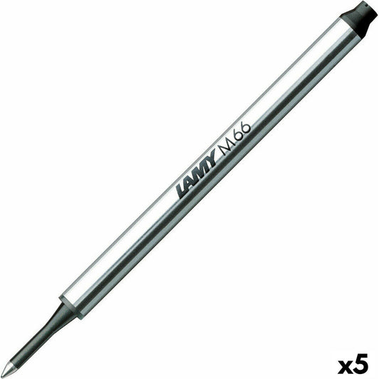 Refill for ballpoint pen Lamy M66 1 mm Black (5 Units)