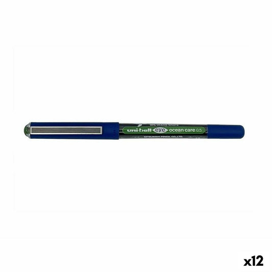 Liquid ink pen Uni-Ball Eye Ocean Care 0,5 mm Green (12 Units)