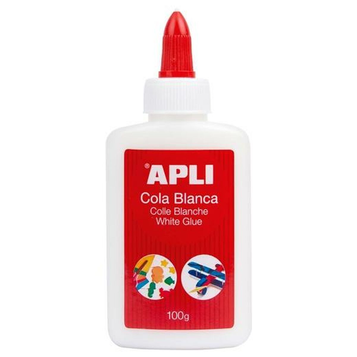 Colle blanche Apli 100 g (12 Unités)