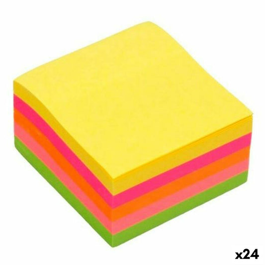 Sticky Notes Bismark Multicolour 50 x 50 mm (24 Units)