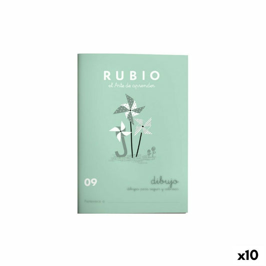 Skizzenbuch Rubio Nº09 A5 Spanisch (10 Stück)