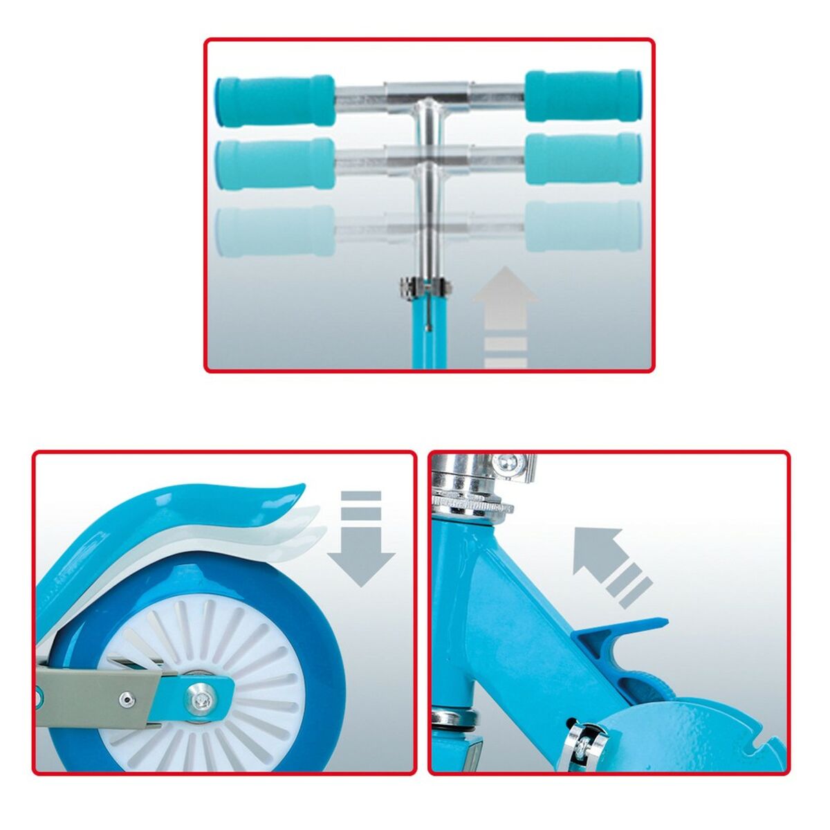 Scooter Colorbaby Blue 6 Units-3