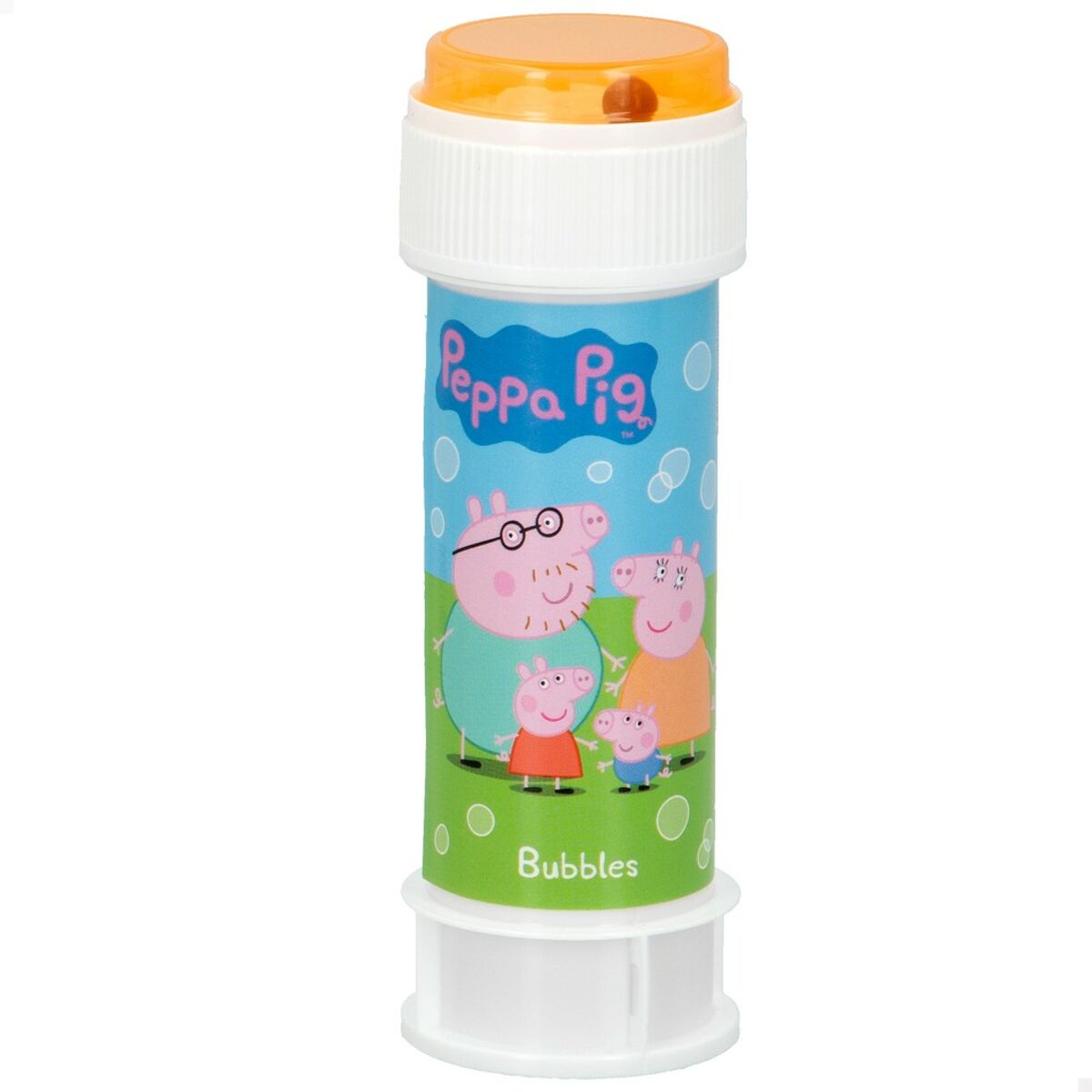 Bubble blower Peppa Pig 60 ml 3,7 x 11,5 x 3,7 cm (216 Units)