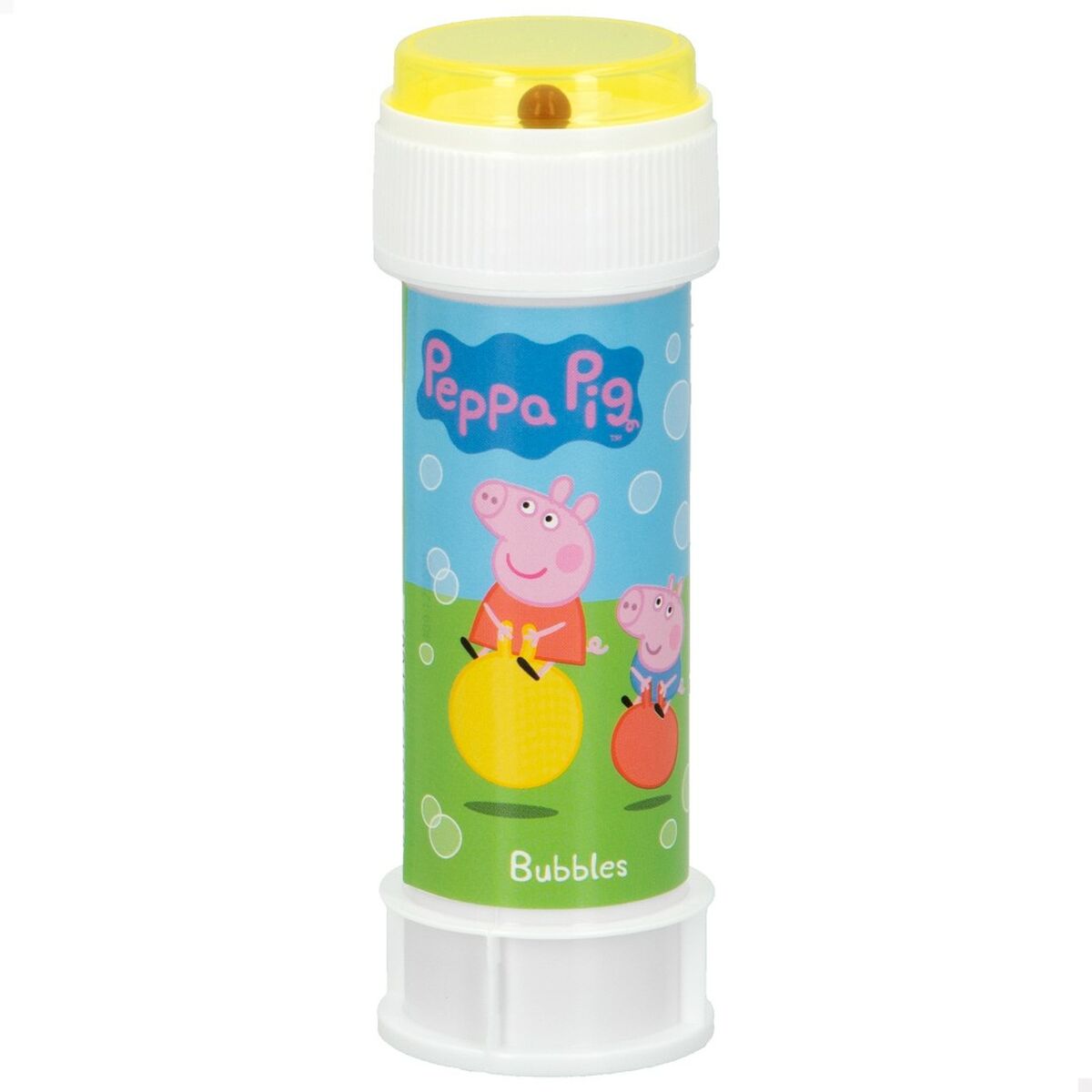 Bubble blower Peppa Pig 60 ml 3,7 x 11,5 x 3,7 cm (216 Units)