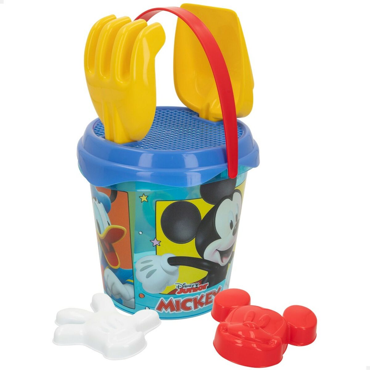 Beach toys set Mickey Mouse Ø 18 cm (16 Units)