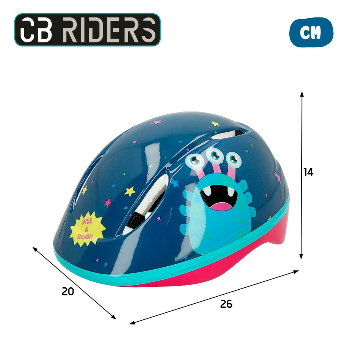 Baby Helmet Colorbaby Monster (4 Units)-3