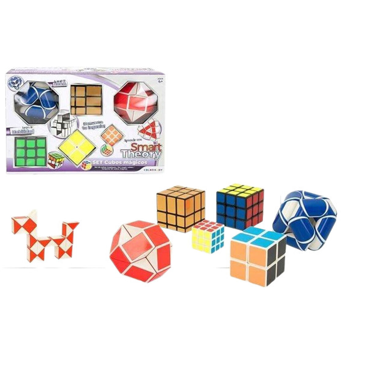 Cube Magique Casse-Tête Colorbaby 6 Pièces