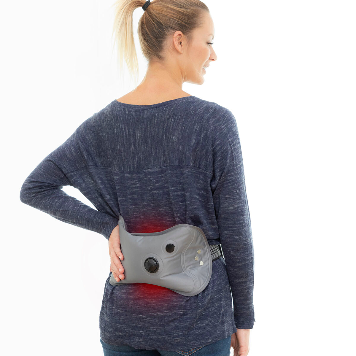 Refillable Adjustable hot water bottle Hutter Grey