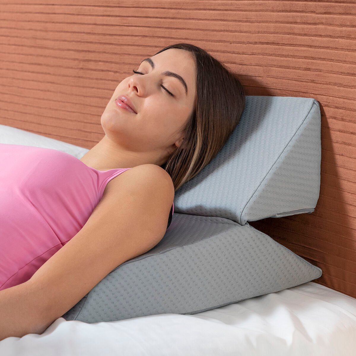 Triangular Multi-Position Double Wedge Pillow