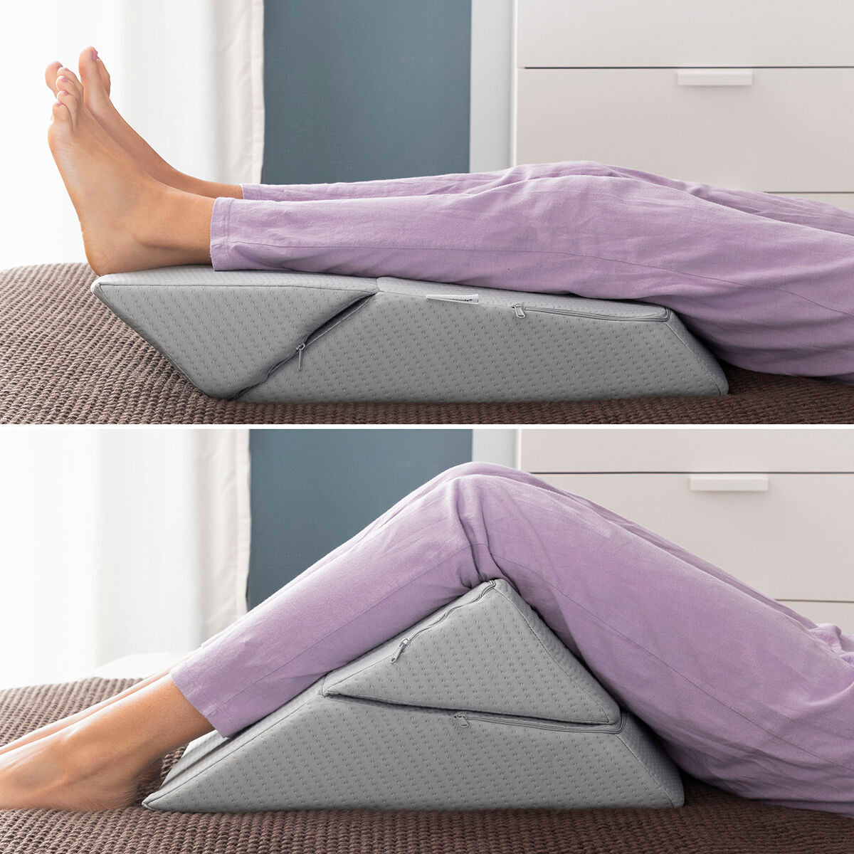 Triangular Multi-Position Double Wedge Pillow