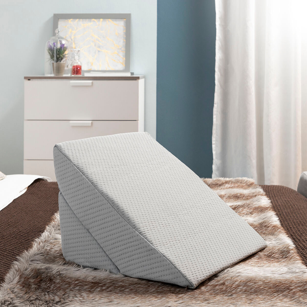 Triangular Multi-Position Double Wedge Pillow