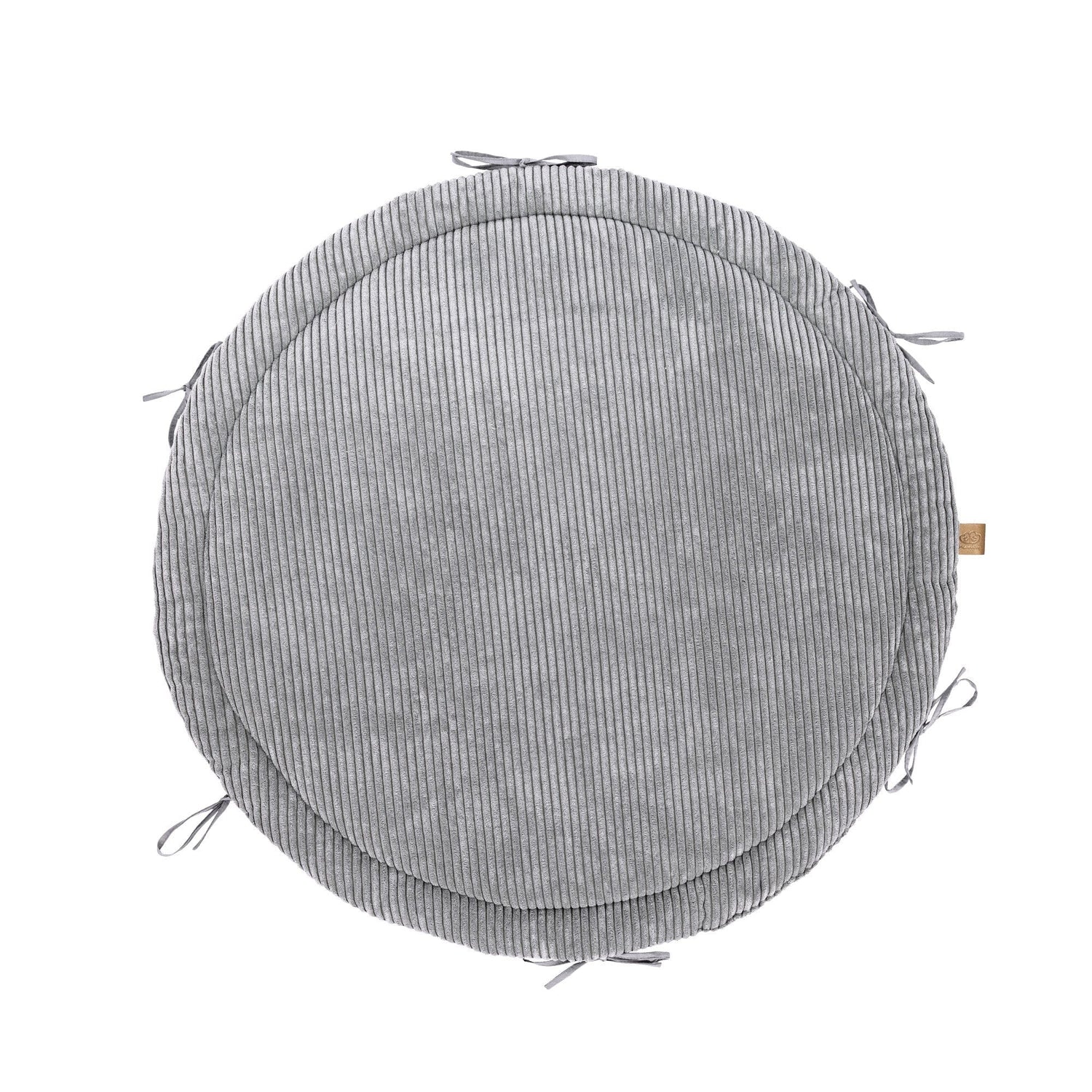 Baby Nest & Play Mat With Crib Bumper Braid - Grey