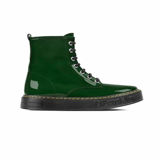 Women's Boots D.Franklin Berlian Patent Green (37)