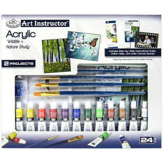 Acrylfarben-Set Royal & Langnickel Art Instructor 24 Stücke Bunt