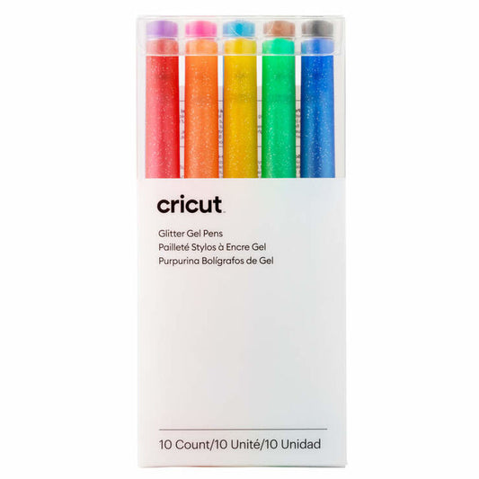 Gel pen Cricut GLITTER Multicolour 0,8 mm (10 Units)