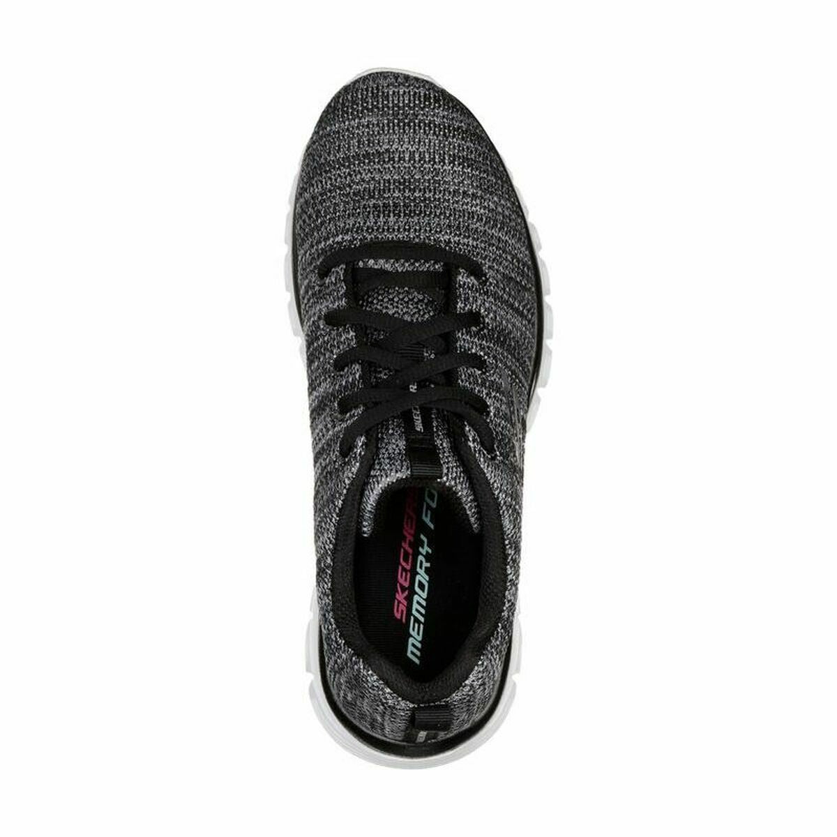 Baskets Skechers Graceful Twisted Fortune Femme Noir