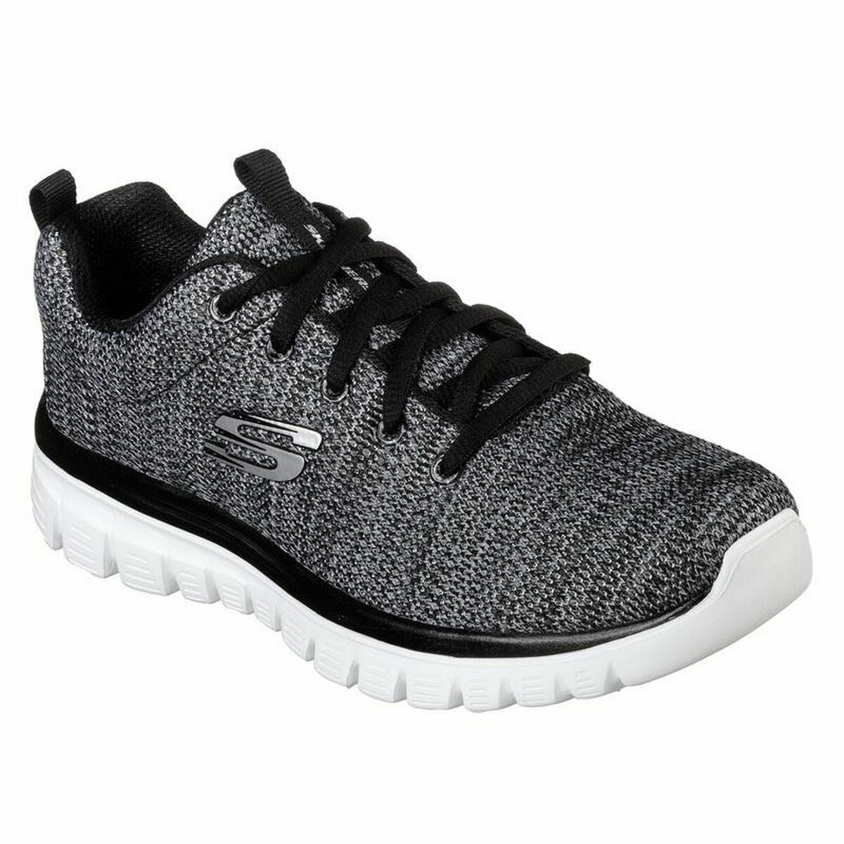 Turnschuhe Skechers Graceful Twisted Fortune Damen Schwarz