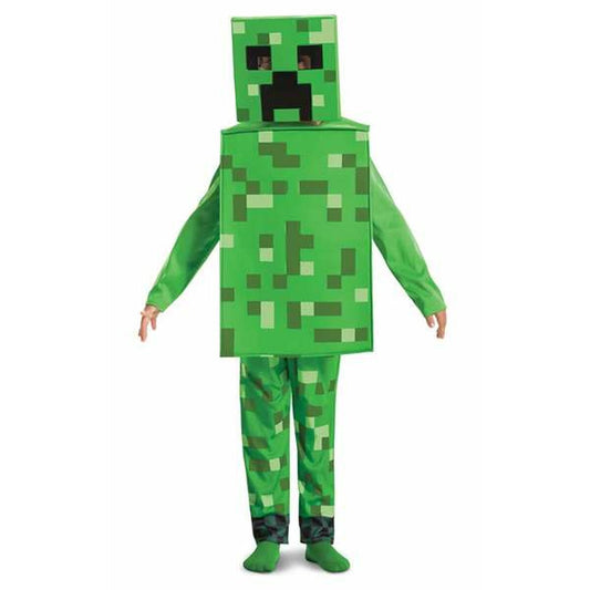 Verkleidung für Kinder Minecraft Creeper 3 Stücke grün