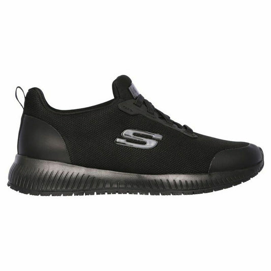 Laufschuhe für Damen Skechers Work: Squad SR Schwarz