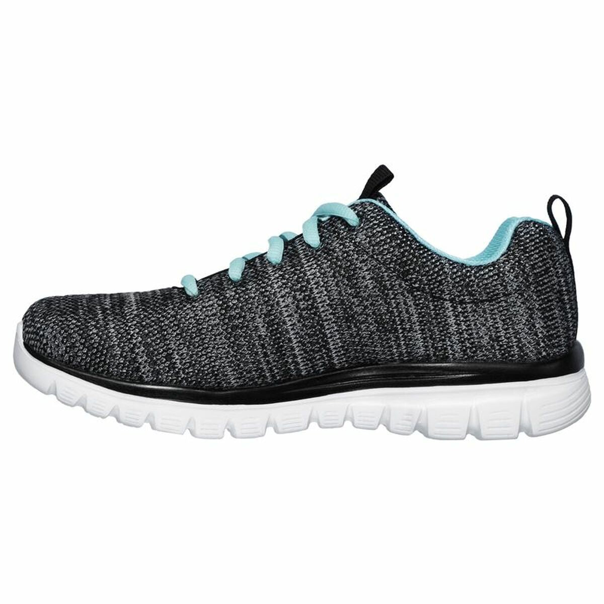 Laufschuhe für Damen Skechers Graceful Twisted Schwarz