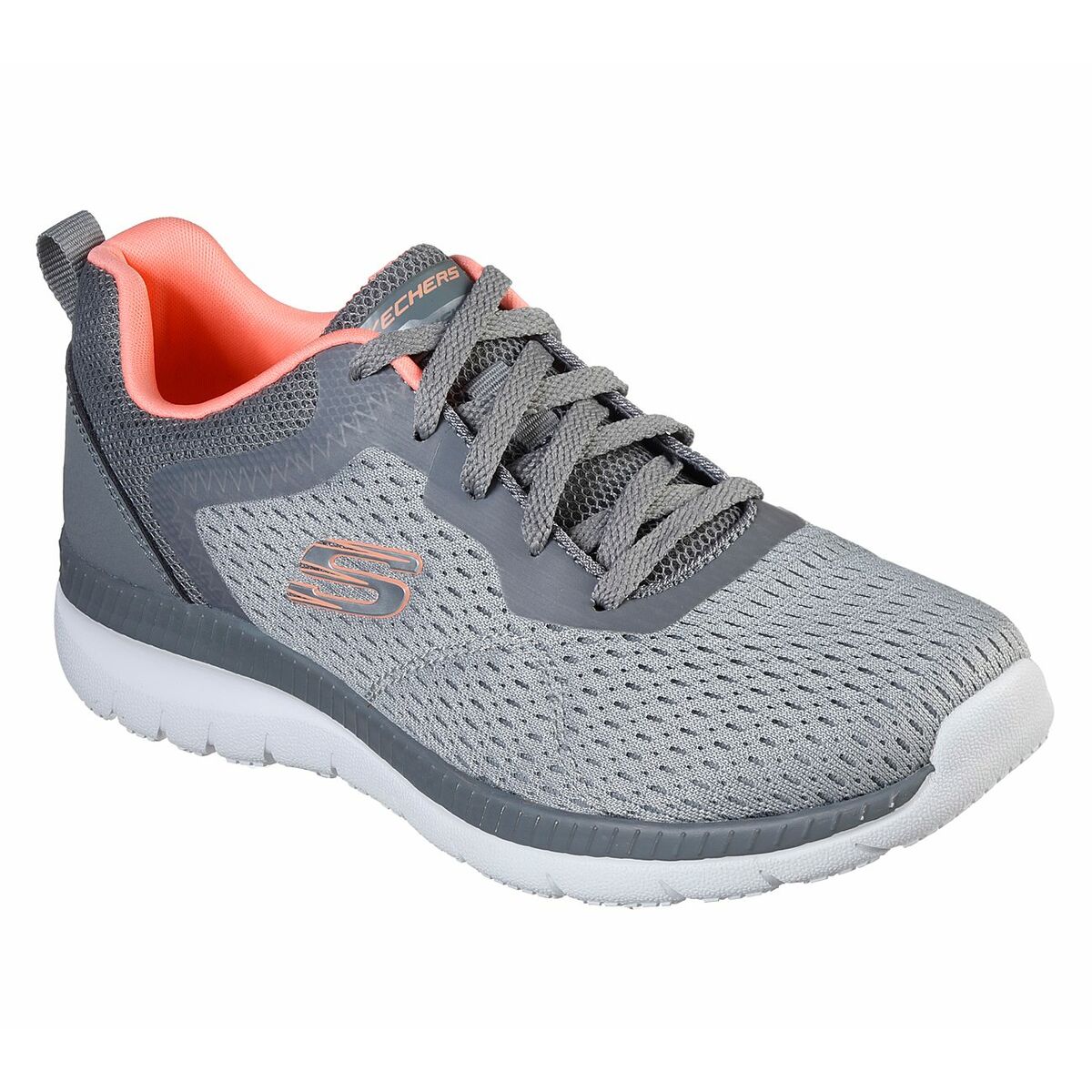 Chaussures de sport pour femme Skechers BOUNTIFUL 12607 GYCL  Gris