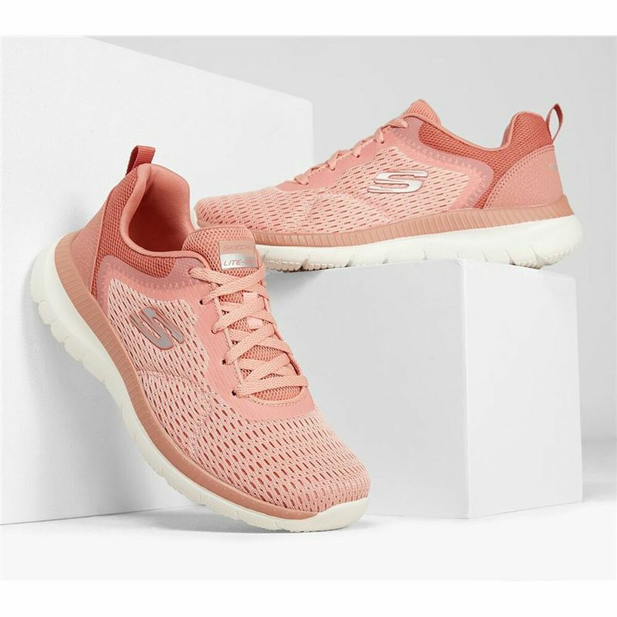 Baskets Skechers Bountiful Quick Path Rose