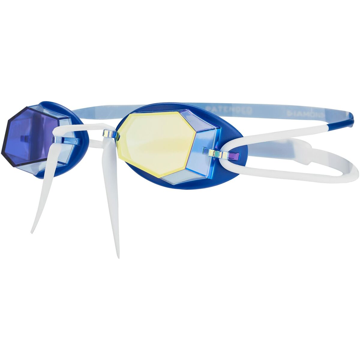 Swimming Goggles Zoggs Diamond Mirror Blue White One size