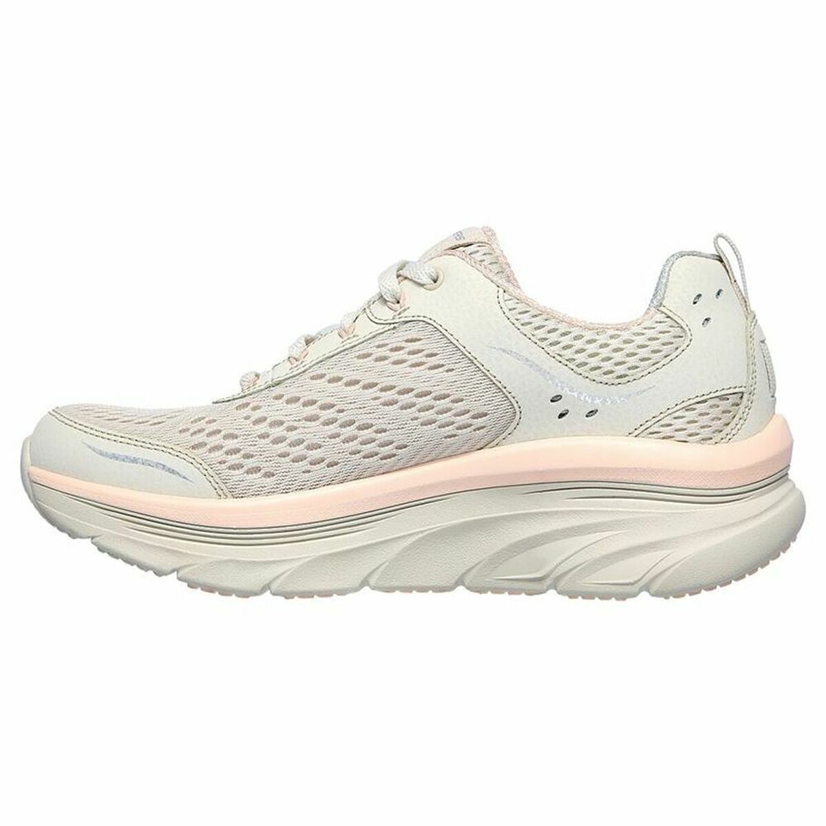 Chaussures de sport pour femme Skechers D´Lux Walker - Infinite Motion Beige