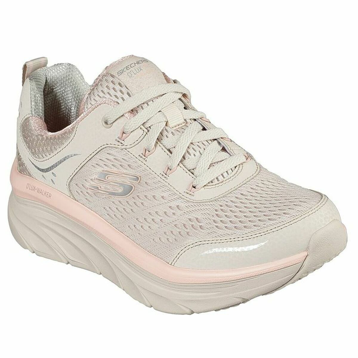 Laufschuhe für Damen Skechers D´Lux Walker - Infinite Motion Beige