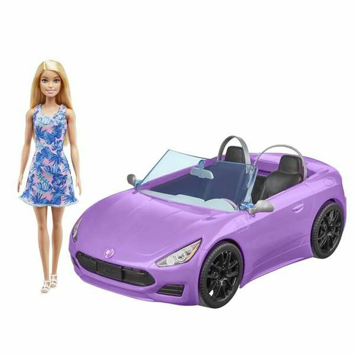 Poupée Barbie And Her Purple Convertible