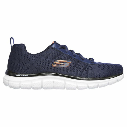 Chaussures de Sport pour Homme Skechers Track Moulton Bleu foncé