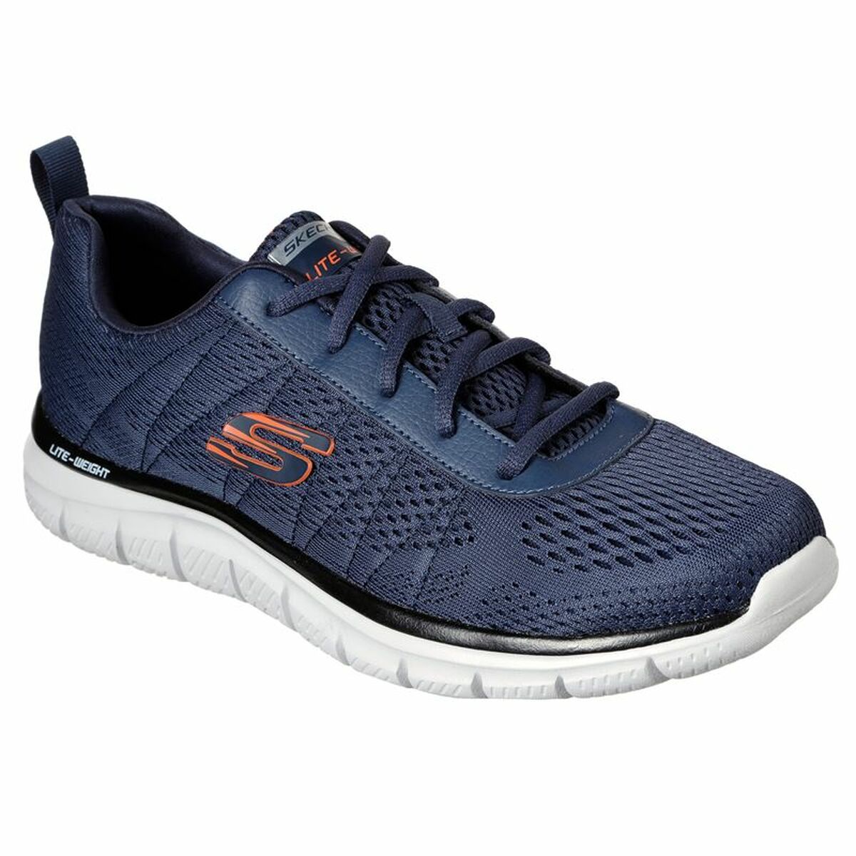 Chaussures de Sport pour Homme Skechers Track Moulton Bleu foncé