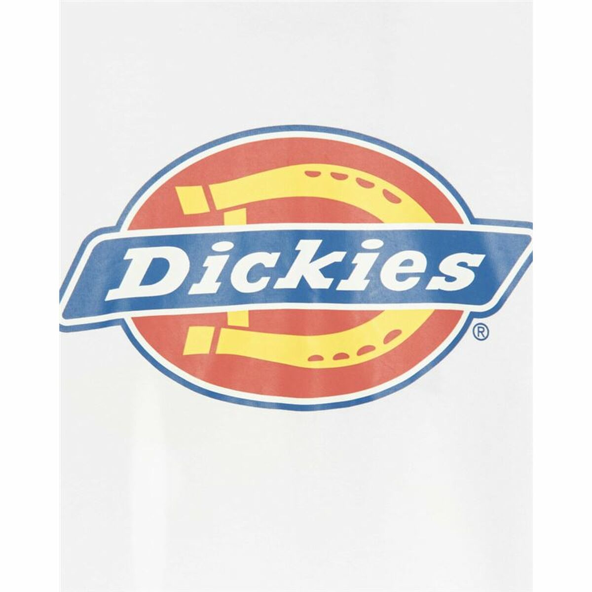 Short Sleeve T-Shirt Dickies Icon Logo White Unisex