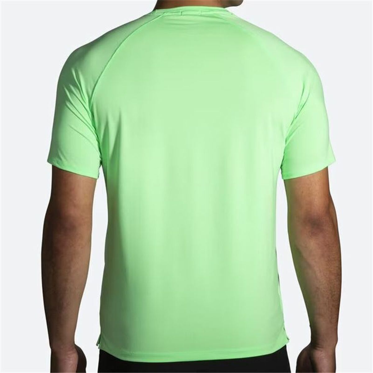 Herren Kurzarm-T-Shirt Brooks  Atmosphere 2.0  Zitronengrün