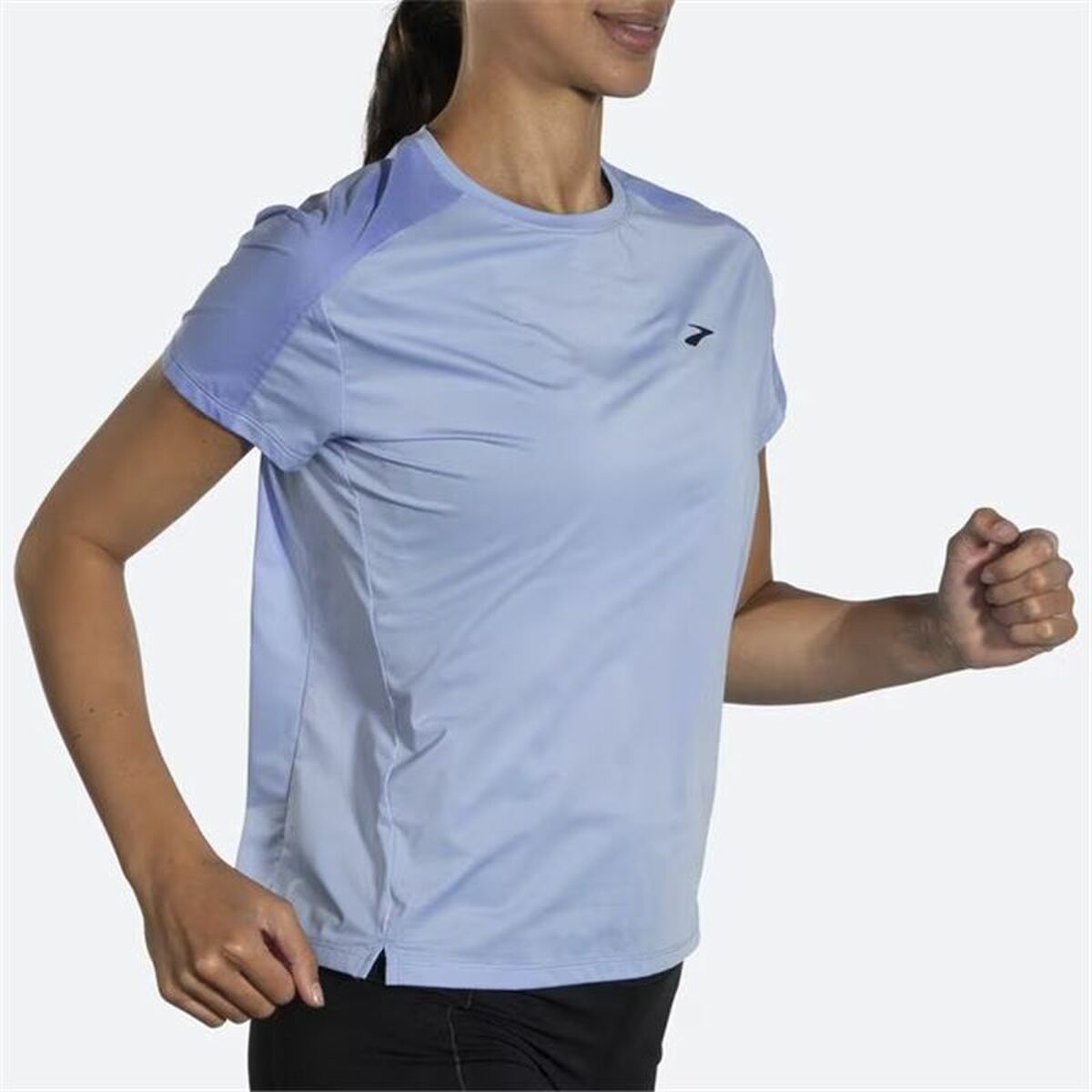 Damen Kurzarm-T-Shirt Brooks Sprint Free Aquamarin Damen