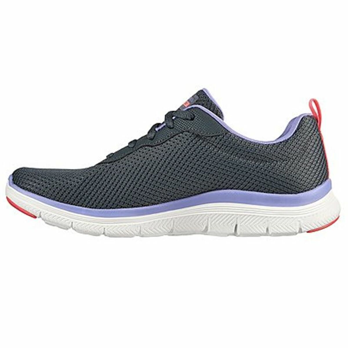 Laufschuhe für Damen Skechers Flex Appeal 4.0 Brilliant View Dunkelgrau