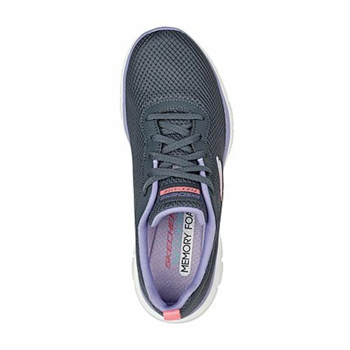 Chaussures de sport pour femme Skechers Flex Appeal 4.0 Brilliant View Gris foncé