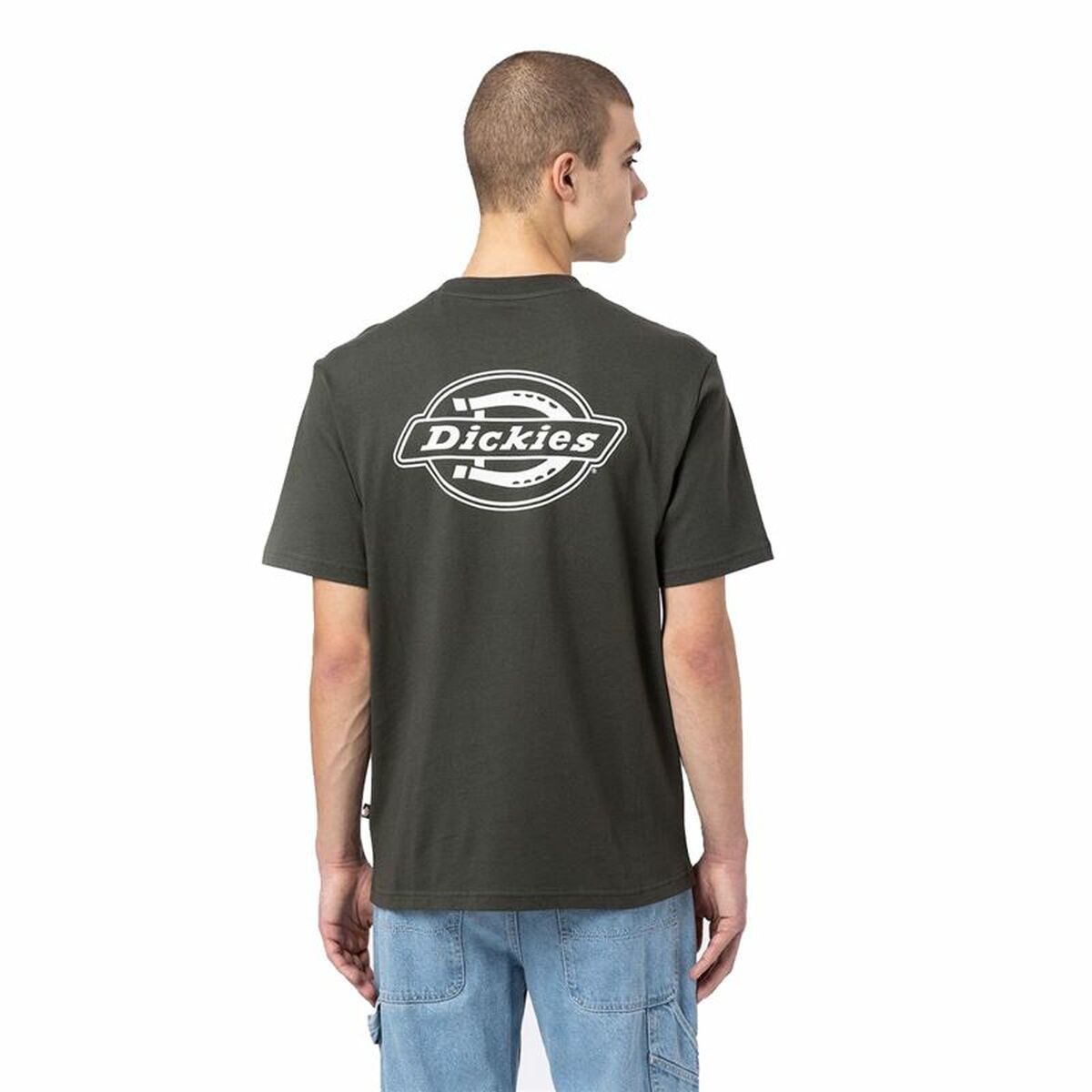 T shirt à manches courtes Dickies Holtville  Vert Homme