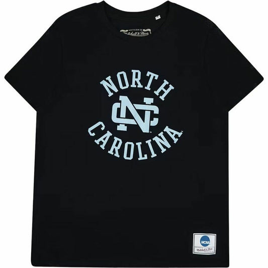 T-shirt à manches courtes homme Mitchell & Ness University of North Carolina Noir Homme