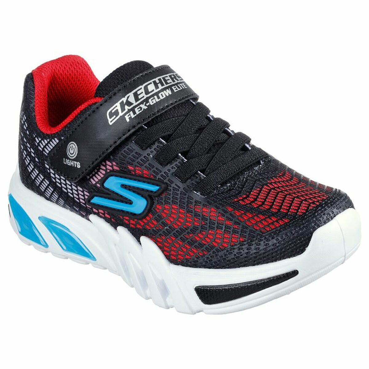 Kinder Sportschuhe Skechers Flex-Glow Elite - Vorlo Schwarz