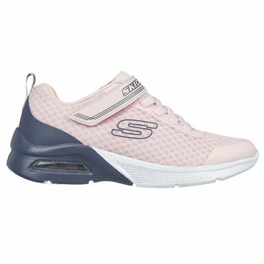 Chaussures de Sport pour Enfants Skechers Microspec Max - Epic Brights Rose Bleu foncé