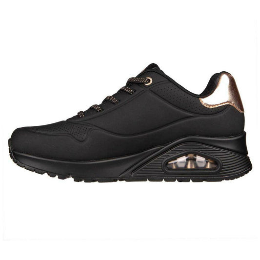 Chaussures de sport pour femme Skechers UNO SHIMMER 155196 Noir