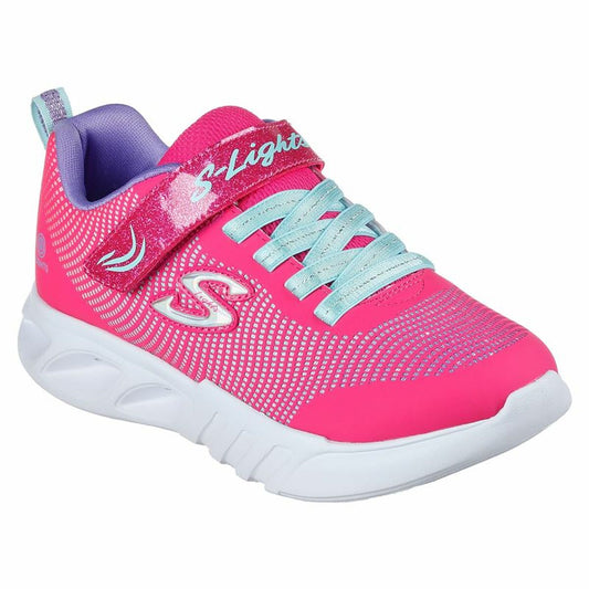 Kinder Sportschuhe Skechers S Lights Flicker Flash Pink