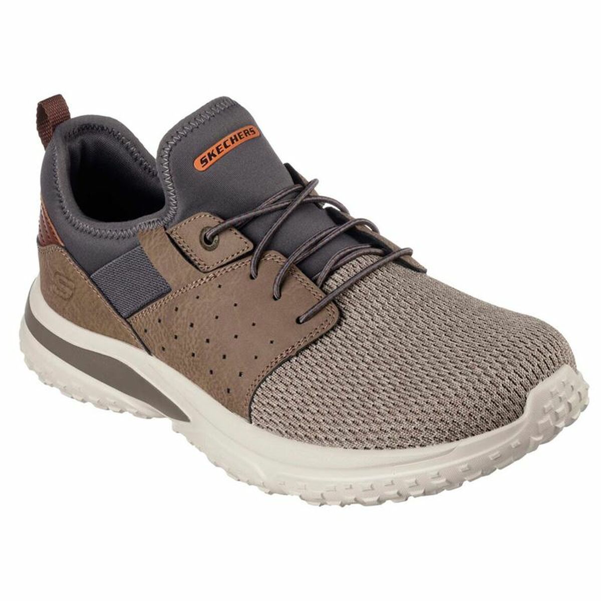 Herren-Sportschuhe Skechers Solvano - Caspian Braun