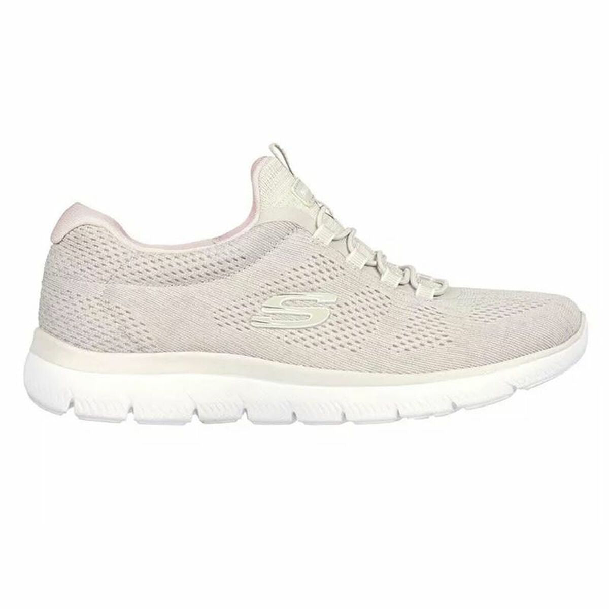 Laufschuhe für Damen Skechers Summits Fun Flare Hellbraun