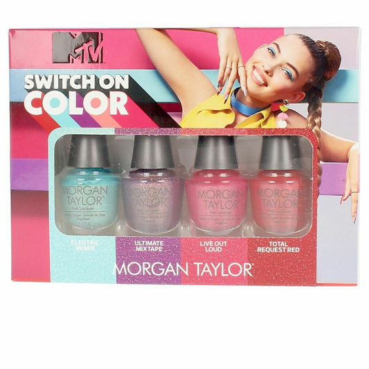 Set de Maquillage Morgan Taylor Switch On Color 4 Pièces