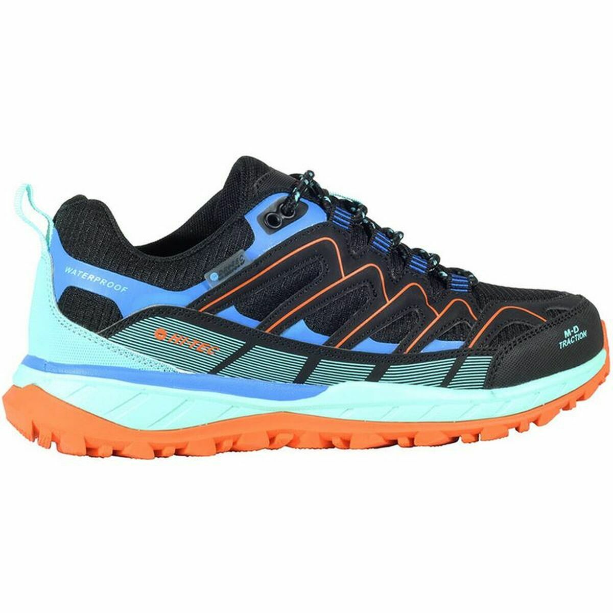 Sports Trainers for Women Hi-Tec Lander Low Moutain Blue Black